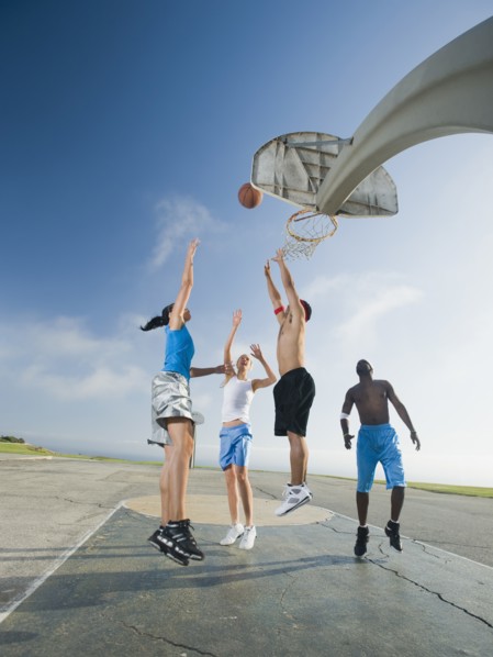 Basketball players