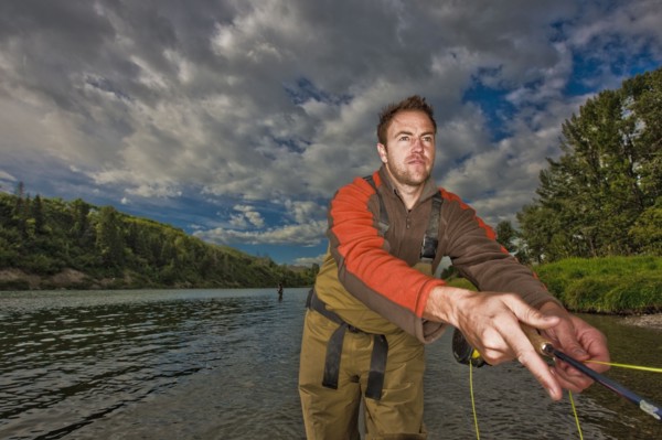 Fly fisherman