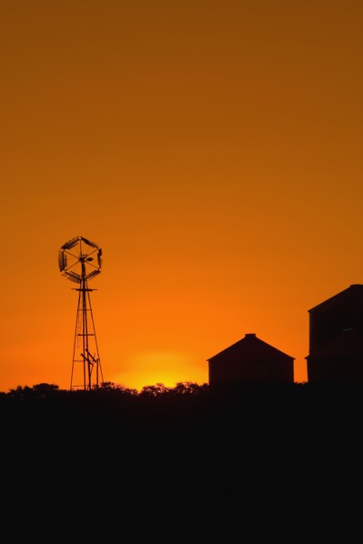 Windmill at dawn