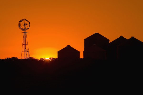 Windmill at dawn