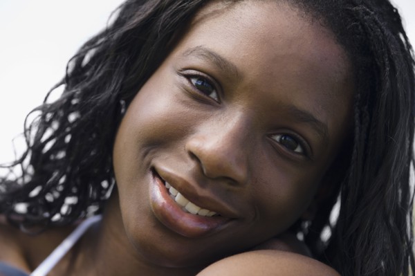 Portrait of young woman