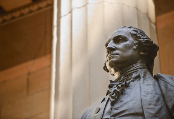 Statue of George Washington.