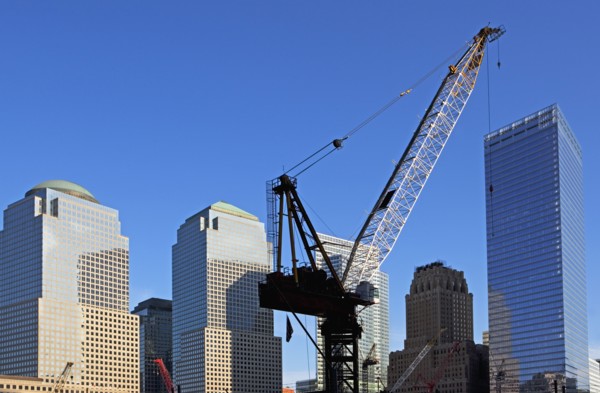 Crane and Skyscrapers