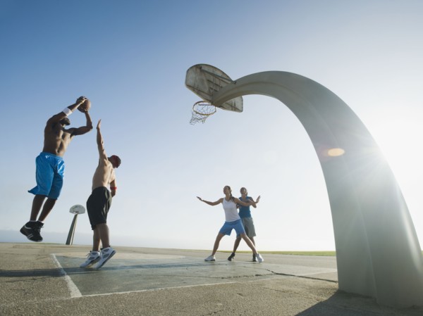 Basketball players