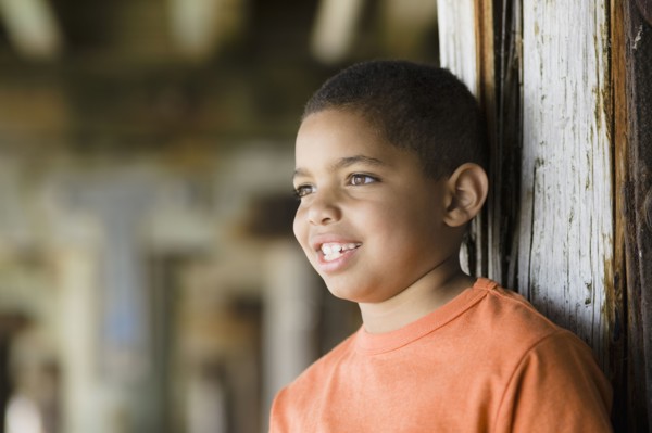 Portrait of young boy