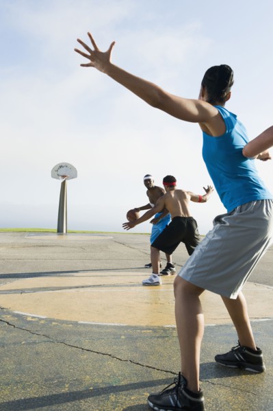 Basketball players