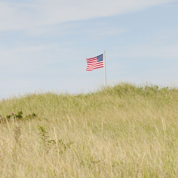 American flag.