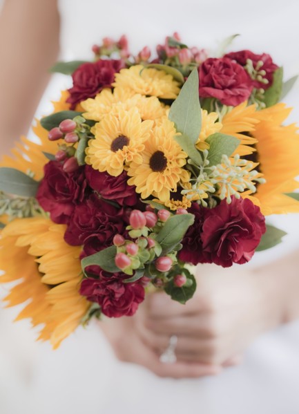 Bouquet of flowers. Photographer: Jamie Grill