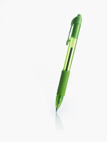 Green pen. Photographer: David Arky