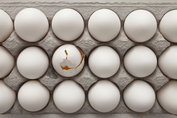 Eggs in carton. Photographer: Mike Kemp