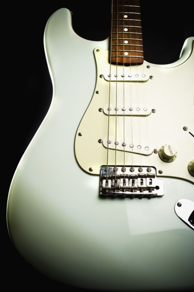 Electric guitar. Photographer: Joe Clark