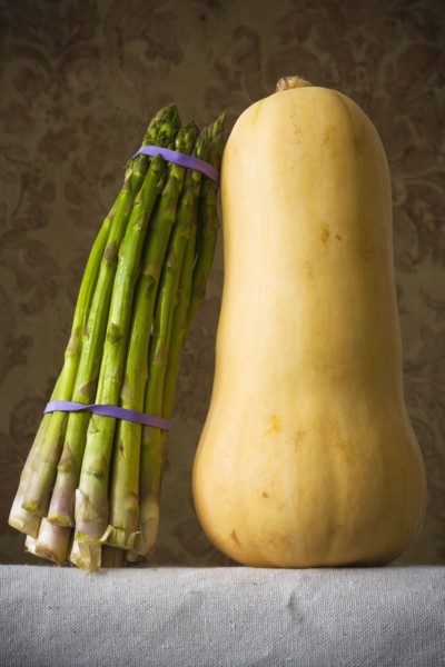 Asparagus and squash. Photographer: Joe Clark