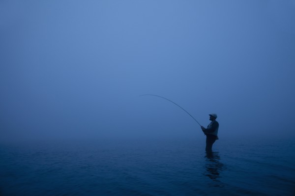 Fly fisherman. Photographer: Mike Kemp