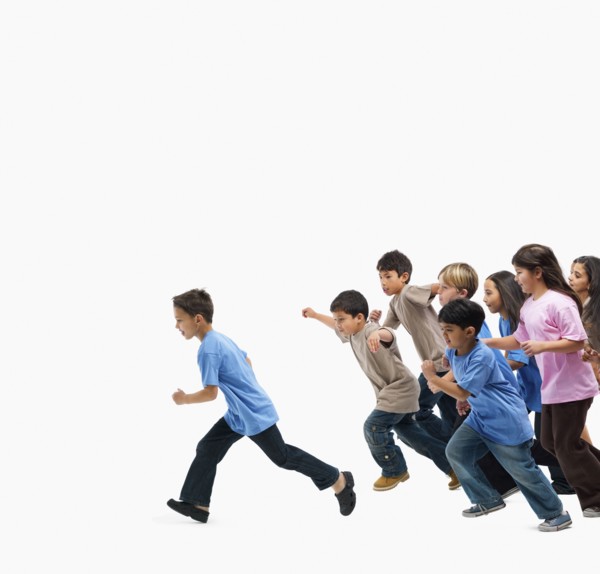 Children running. Photographer: momentimages
