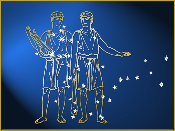 Gemini astrological sign.