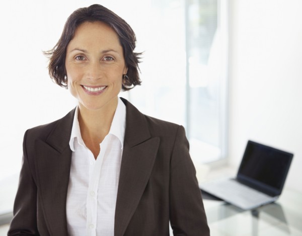 Portrait of a businesswoman. Photographe : momentimages