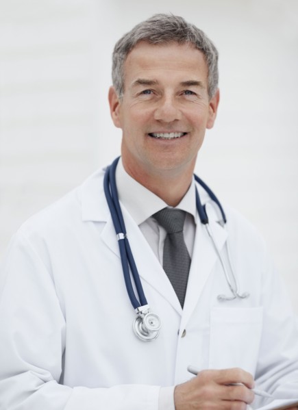 Portrait of a doctor. Photographe : momentimages