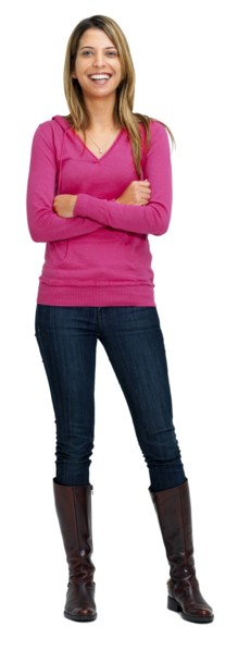 Portrait of a stylish young woman. Photographe : momentimages