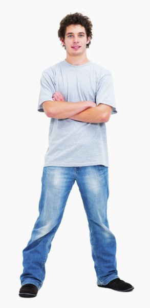 Portrait of a young man. Photographe : momentimages