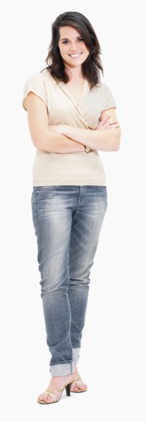 Portrait of a young woman. Photographe : momentimages