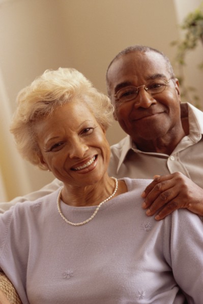 Portrait of an elderly couple. Photographe : Rob Lewine