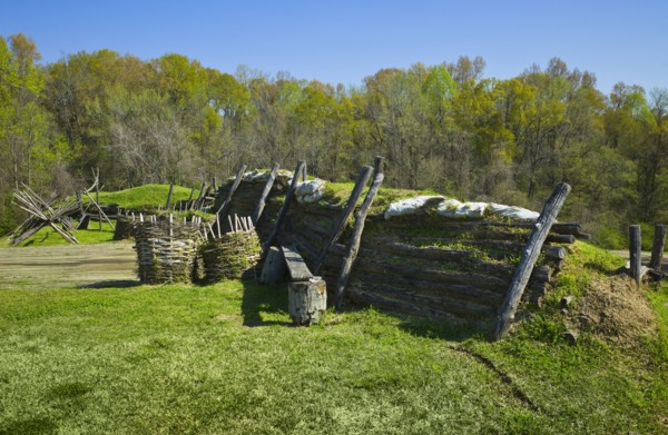Defenses at Vicksburg National Military Park.
