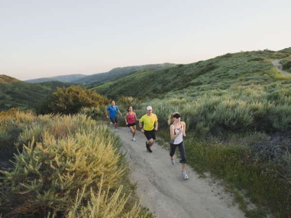 Trail runners.