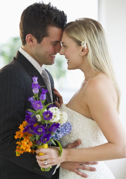 Bride and groom.