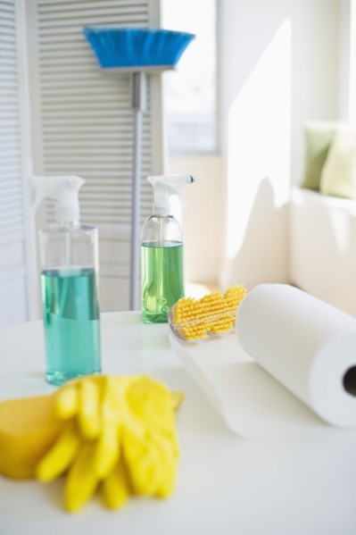 Cleaning supplies.
