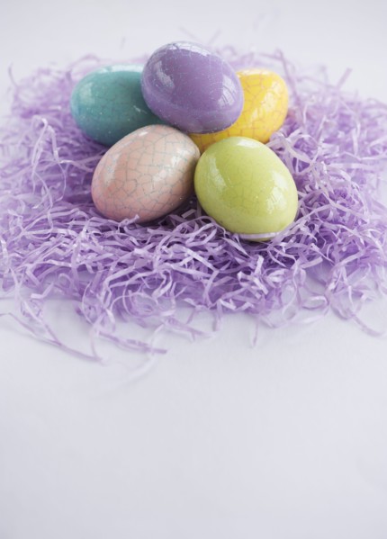 Plastic Easter eggs. Photo : Daniel Grill