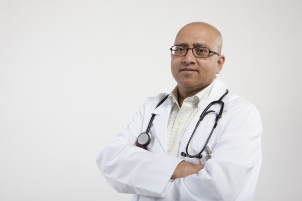 Portrait of a doctor. Photo : Dan Bannister