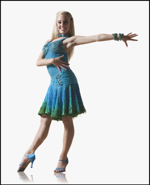 Female ballroom dancer. Photo : Mike Kemp