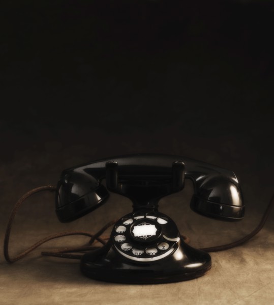 Antique telephone.