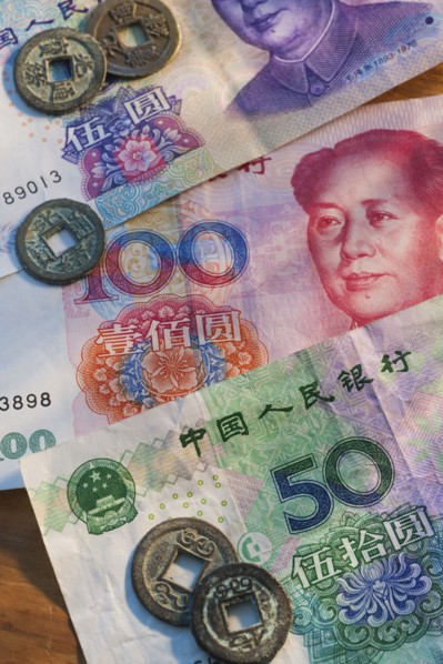 Chinese money.