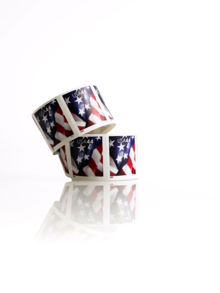 American postage stamps. Photo : David Arky