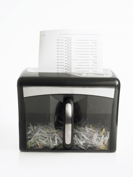 Paper shredder. Photo. David Arky