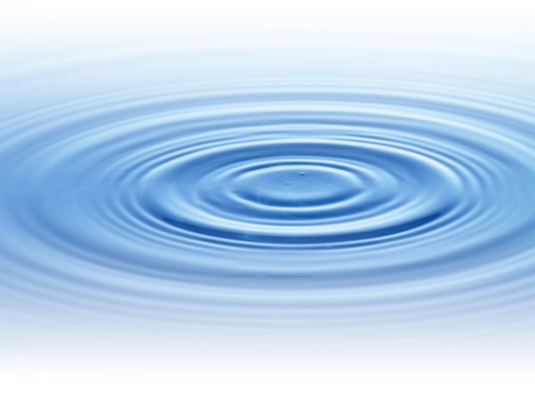 Ripples in water. Photo : David Arky