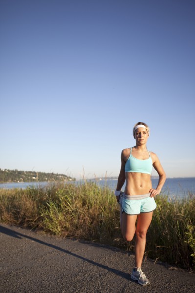Runner stretching. Photo. Take A Pix Media