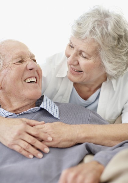 Affectionate senior couple. Photo : momentimages