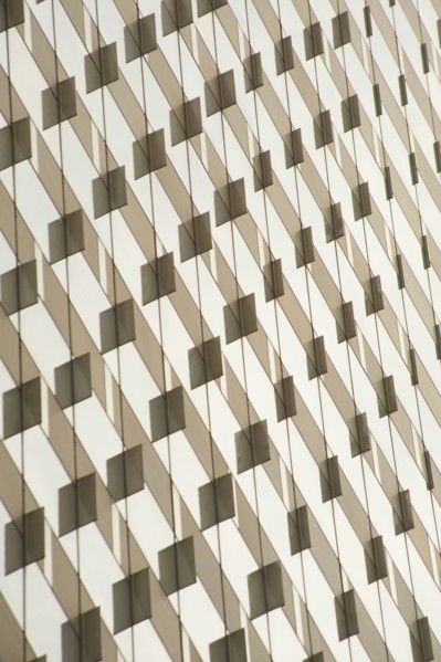 Windows on high-rise building.