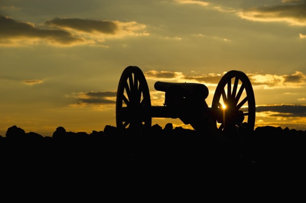 Civil war cannon. Photo : Daniel Grill
