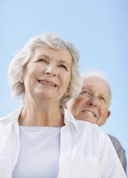 Smiling senior couple. Photo. momentimages