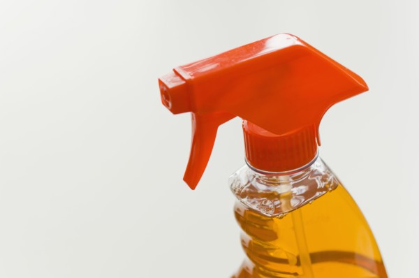 Cleaning product in spray bottle. Photo. Antonio M. Rosario