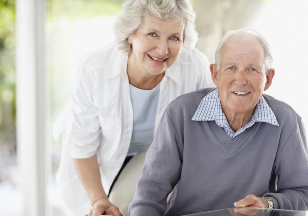 Cheerful senior couple. Photo. momentimages