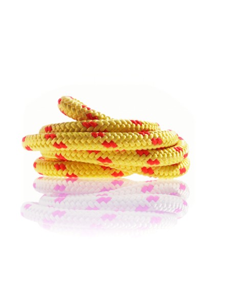 Yellow and orange rope. Photo : David Arky