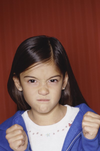 Angry young girl. Photo : Fisher Litwin