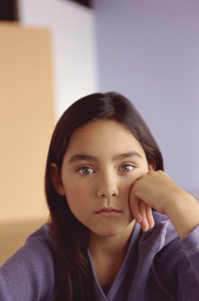 Serious young girl. Photo : Fisher Litwin