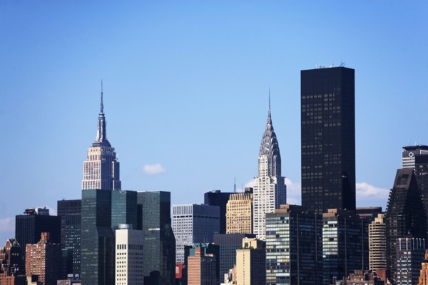 USA, New York State, New York City, Manhattan skyline with Chrysler Building. Photo : fotog