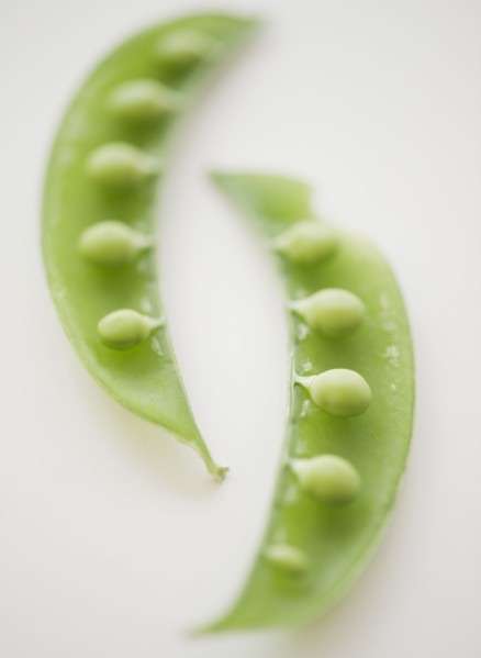 Studio shit of green peas. Photo : Jamie Grill