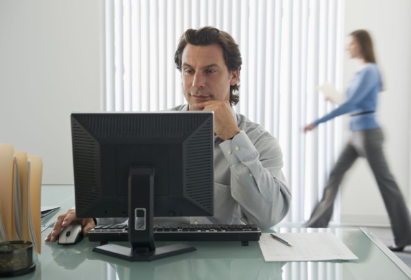 Office workers.